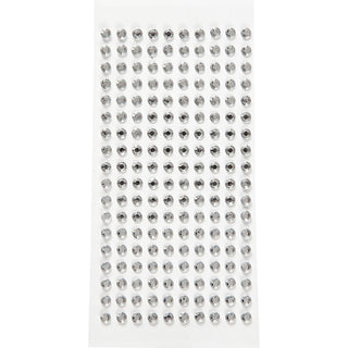 Creativ Assorted Brightly Coloured Round and Drop-Shaped Faceted Rhinestone - 5mm