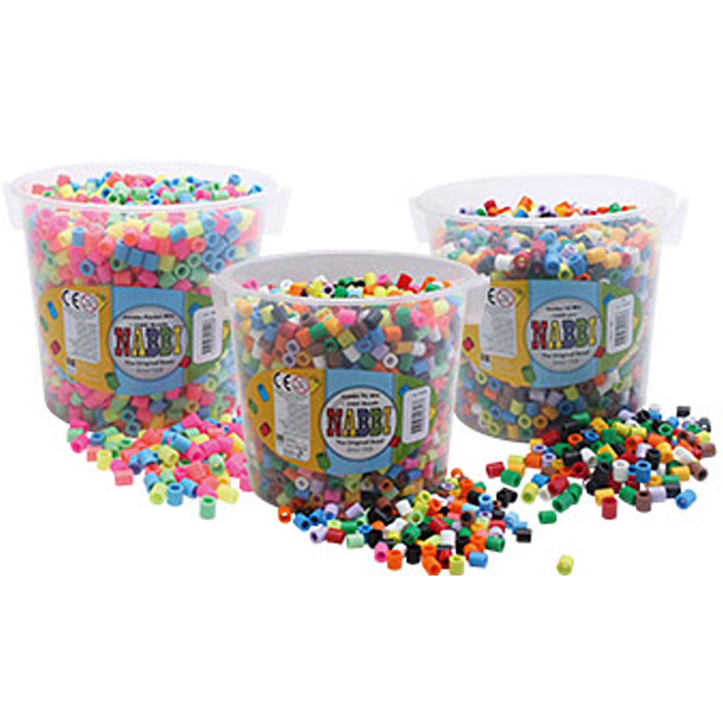Nabbi Original JUMBO Fuse Beads - 10x10 mm, hole size 5.5 mm