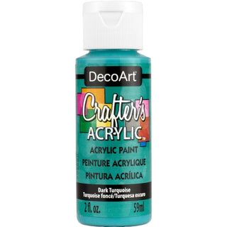 DecoArt Dark Turquoise Crafters Acrylic 2oz