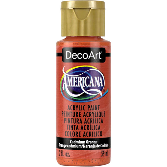 DecoArt Cadmium Orange (TRSP) Americana Acrylic 2oz