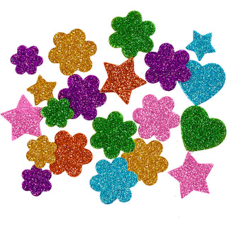 Eva Foam Shapes, dia. 19+29 mm, 800 asstd.-