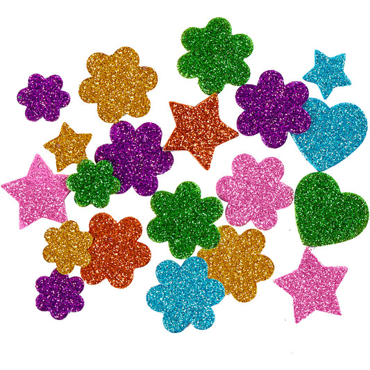 Eva Foam Shapes, dia. 19+29 mm, 800 asstd.-