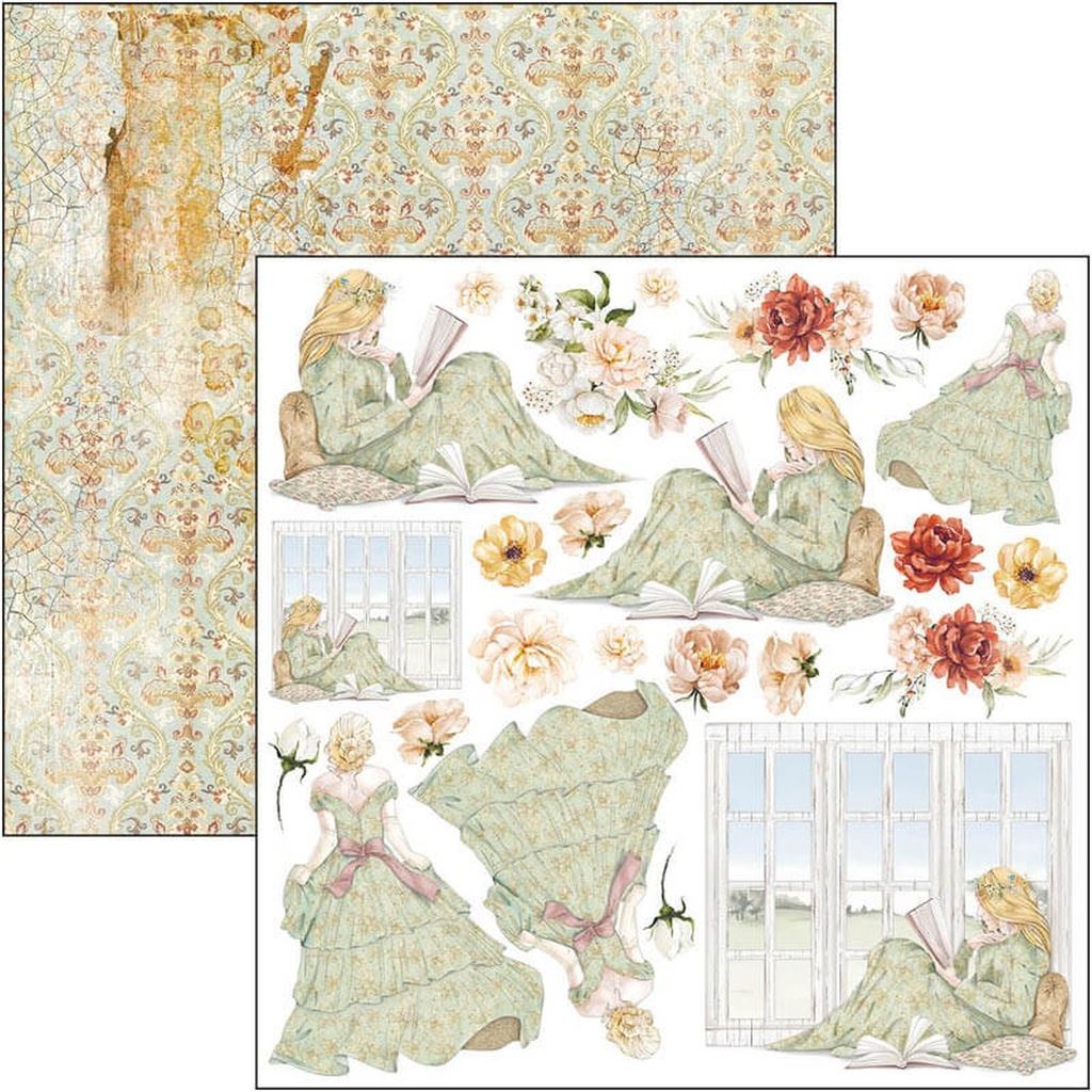 Ciao Bella 6" x 6" Fussy cut pad  Reign of Grace