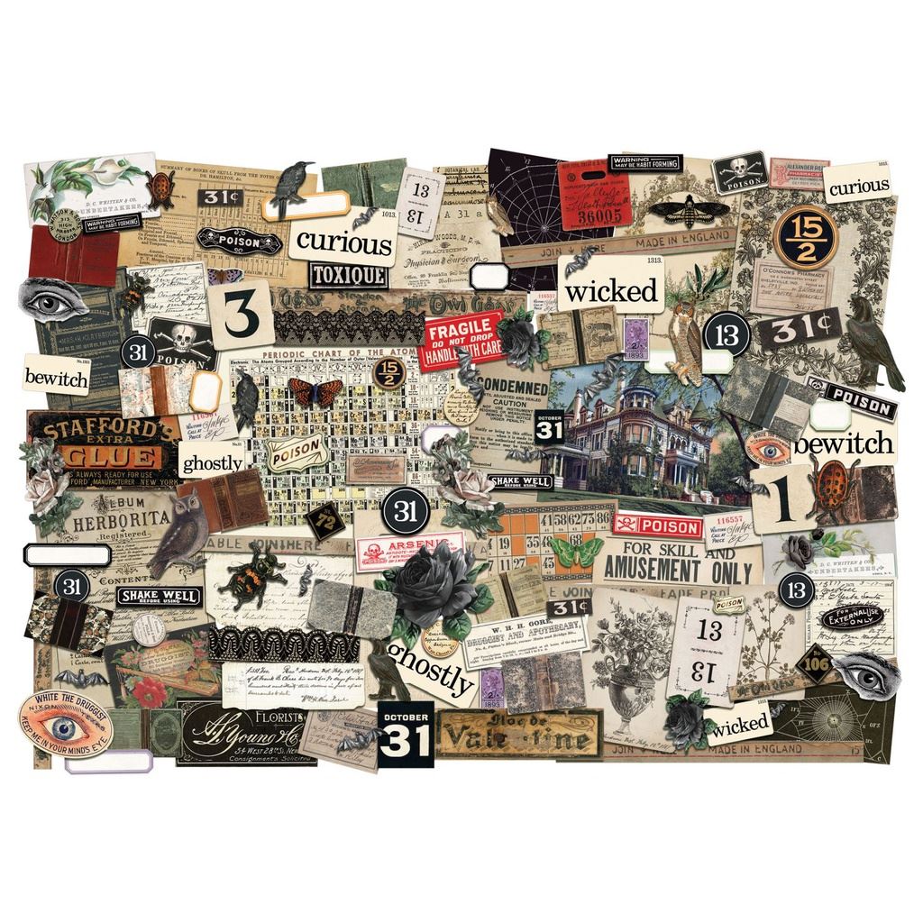 Tim Holtz Ephemera Pack Halloween