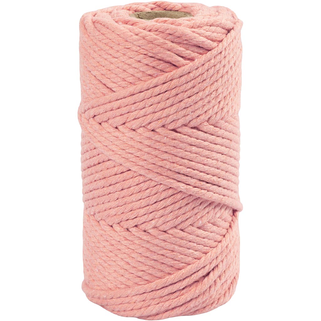 Creativ Macrame Cord, L: 55 M, dia. 4 mm