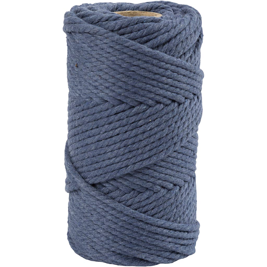 Creativ Macrame Cord, L: 55 M, dia. 4 mm