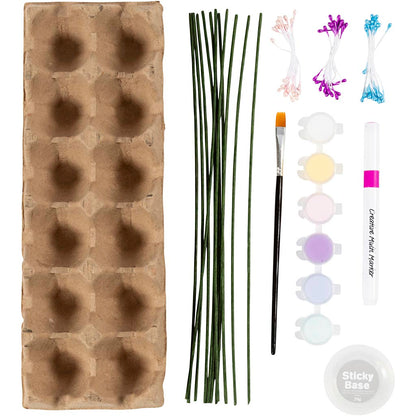 Craft Kit Decoration, Boxes, shells, key rings, pastel colours