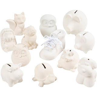 Money Boxes, white, 106 pc/ 1 pack