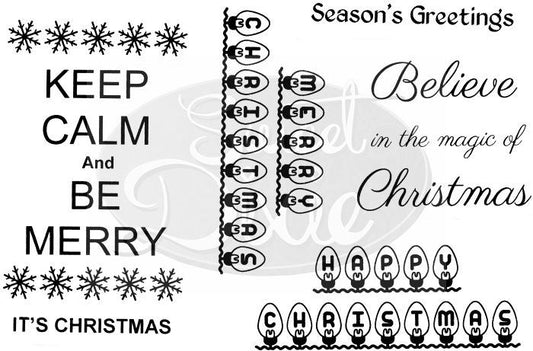 Keep Calm and Be Merry Clear St
