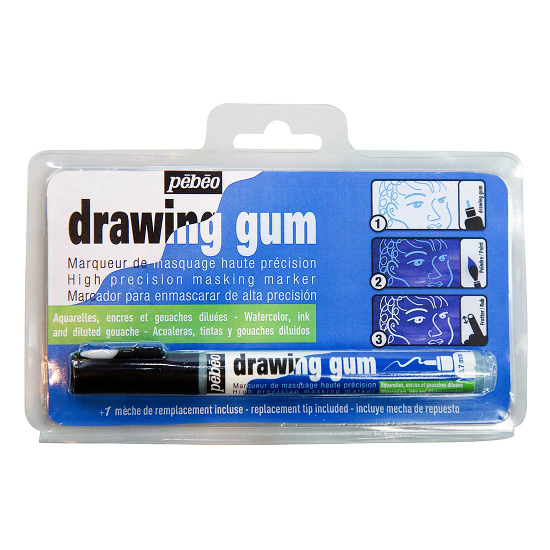 Pebeo Drawing Gum Marker  Nib 0.7mm