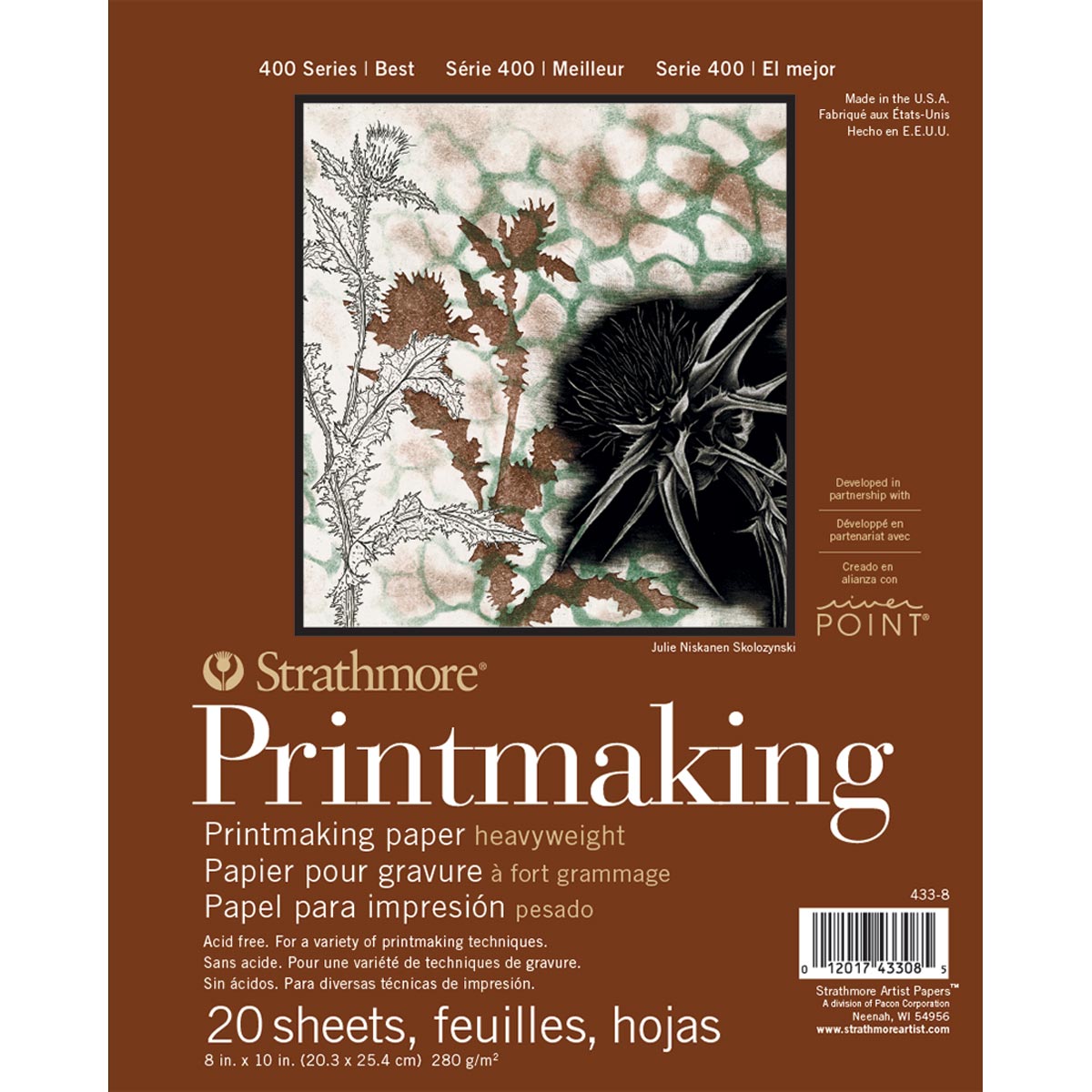 Pebeo Strathmore 400 Heavy Printing Pad