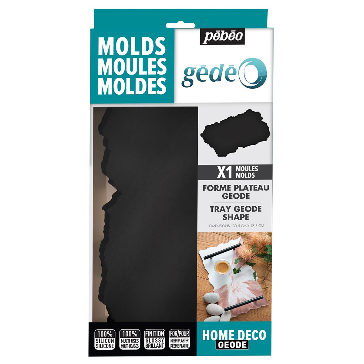 Gedeo Silicon Mould Shapes and Coaster Sets
