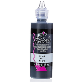 Tulip - Slick Black Dimensional Fabric Paint 4 oz