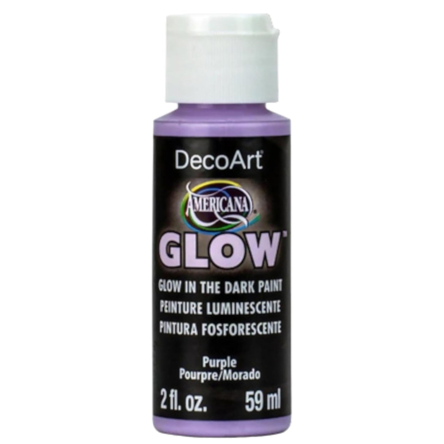 DecoArt Glow Purple SoSoft Glow-in-the-Dark