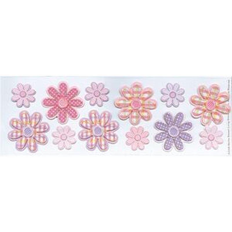Pink Lavender Applique Flower