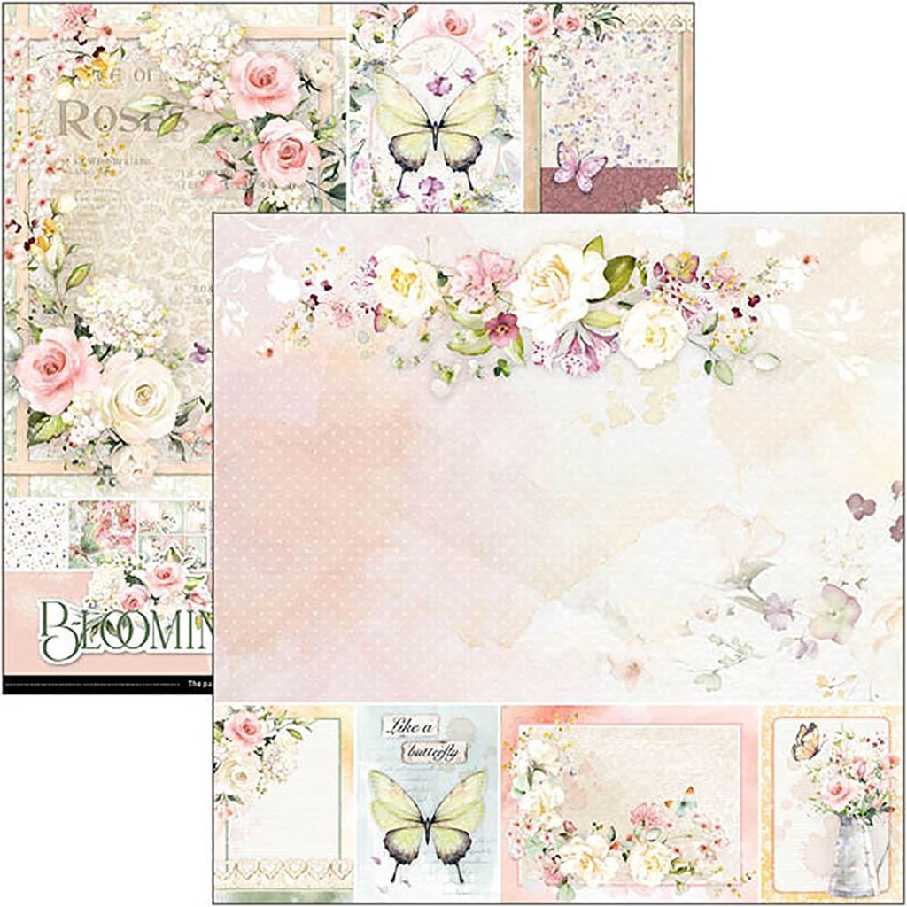 Ciao Bella Blooming 12inc x 12inc Paper Pad