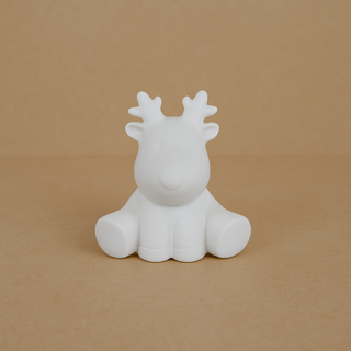 Christmas Cute Reindeer – Bisque Blanks x12