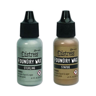 Tim Holtz Distress Foundry Wax Kit - Sterling/Statue