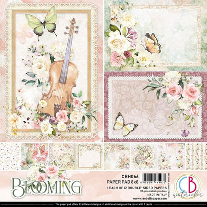 Ciao Bella Blooming 8inc x 8inc Paper Pad