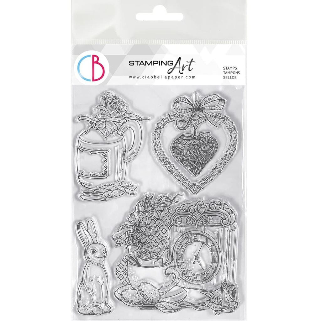 Ciao Bella Spring Time  6inc x 8inc Stamp Set