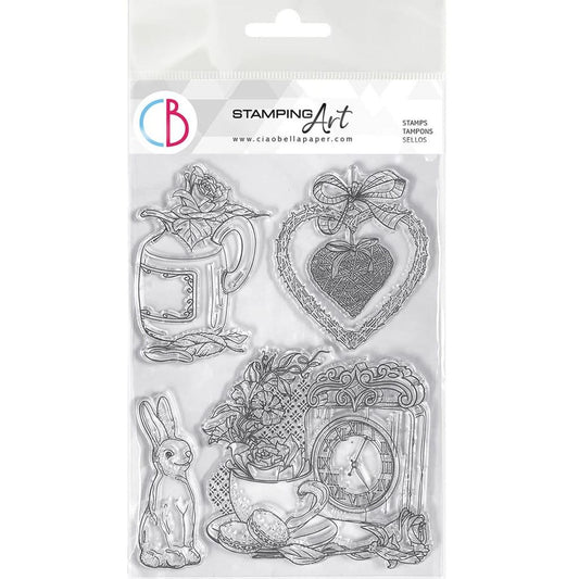 Ciao Bella Spring Time  6inc x 8inc Stamp Set
