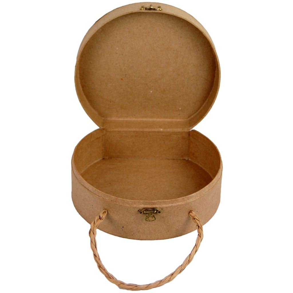 Single Papiermache photo frame bag - rounded