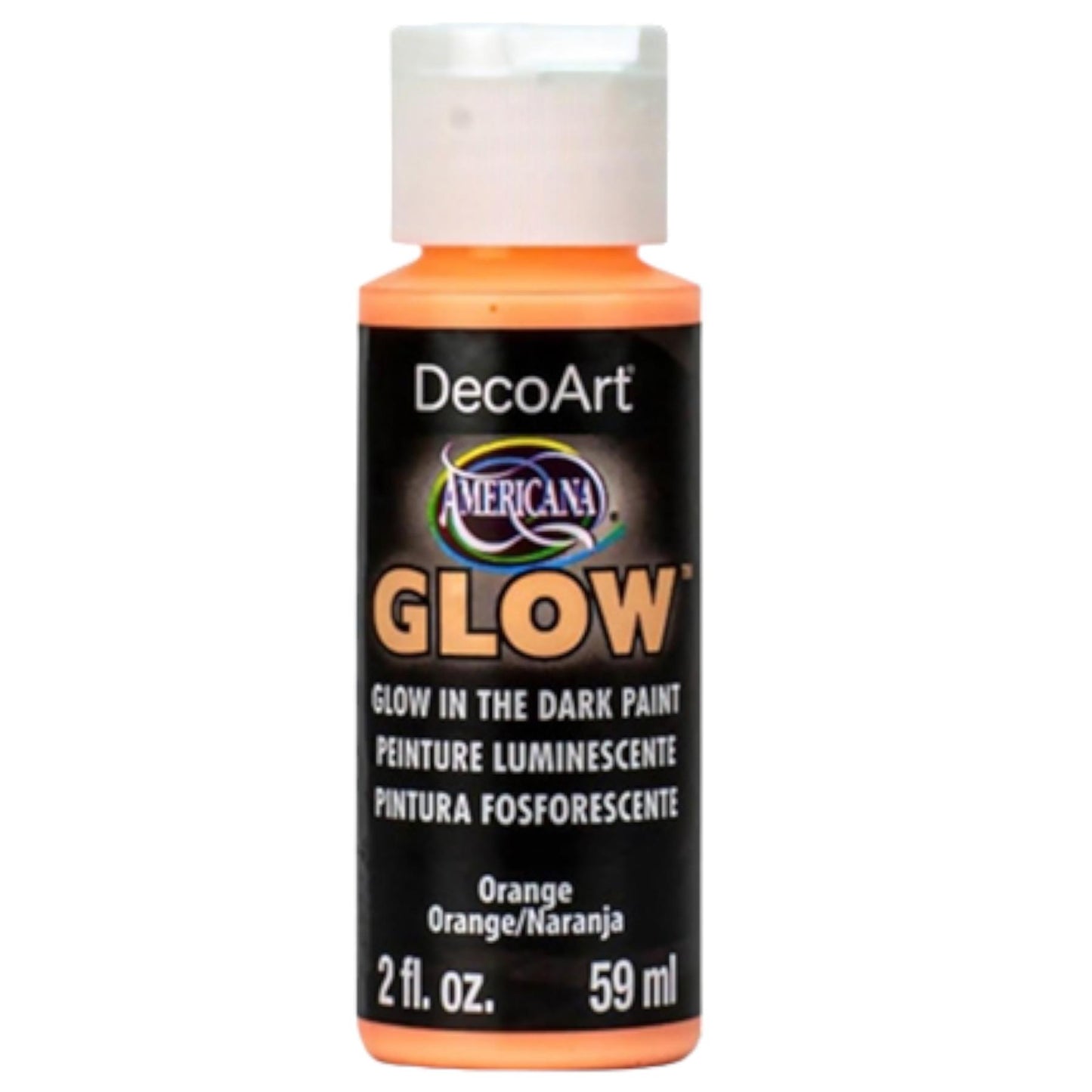 DecoArt Glow Orange SoSoft Glow-in-the-Dark