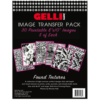 Gelli Arts® Image Transfer Printables - Found Textures