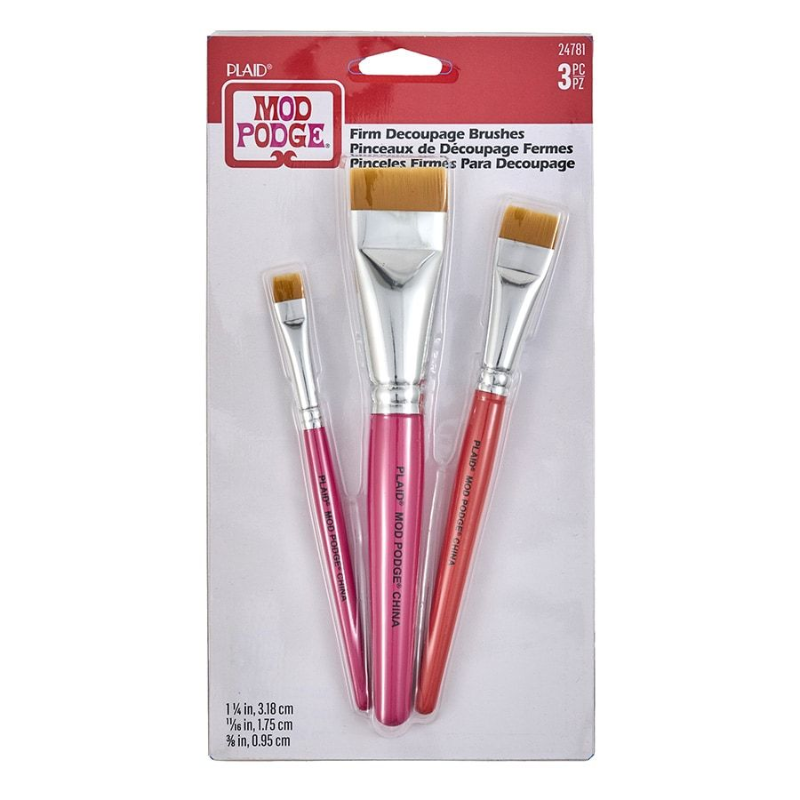 Mod Podge â€“ Hard Decoupage Brush Set