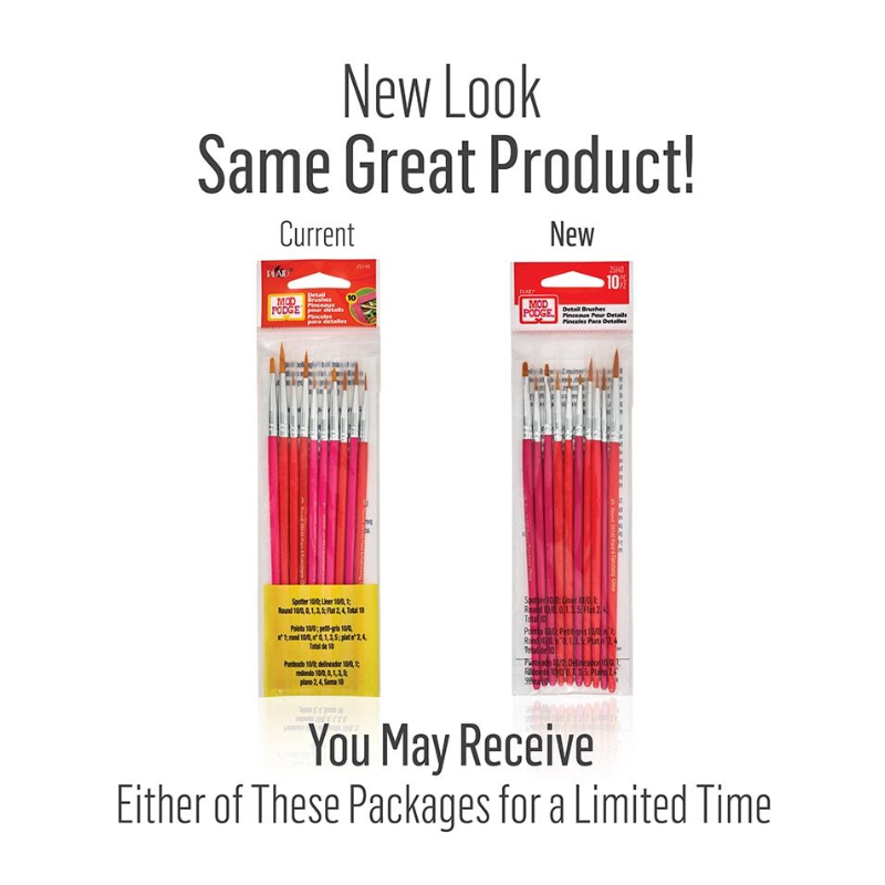 Mod Podge â€“ Detail Brush Set