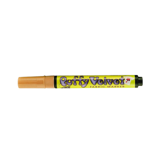 Puffy Velvet Marker - Fluorescent Orange