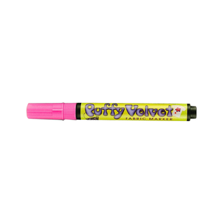 Puffy Velvet Marker - Fluorescent Pink