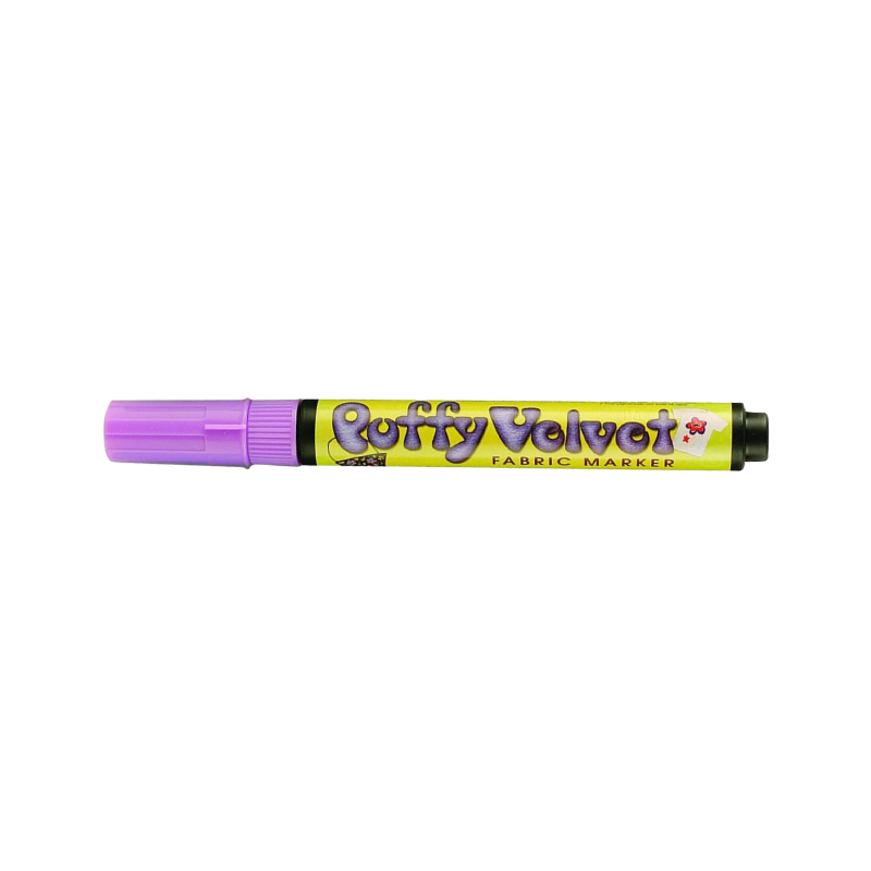 Puffy Velvet Marker - Fluorescent Violet