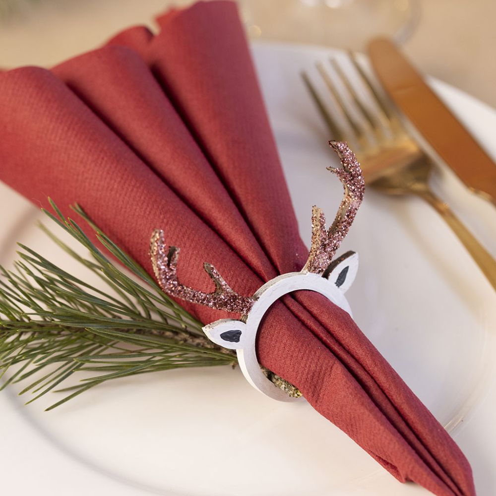 Napkin ring, H: 8 cm, D. 5 mm, dia. 4,5 cm, hole size 3,5 cm, 4 pc/ 1 pack
