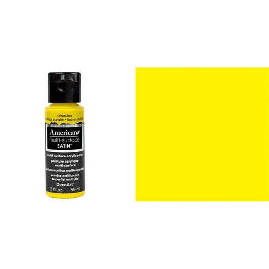 DecoArt School Bus Multi Surface Satin