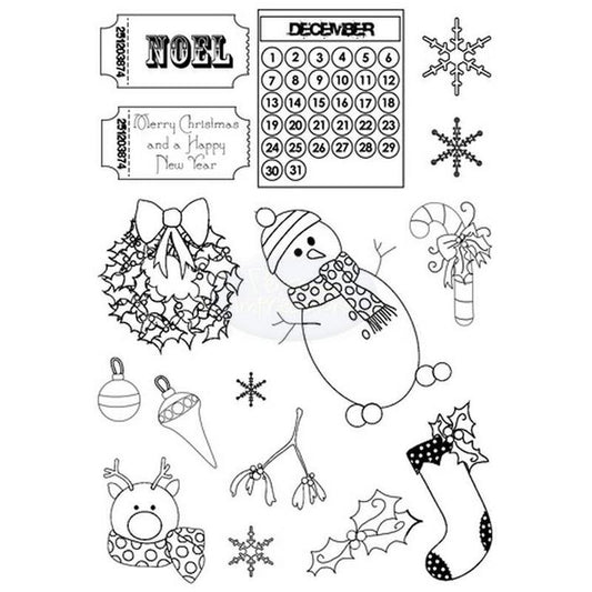 Angel Xmas Stamps A6