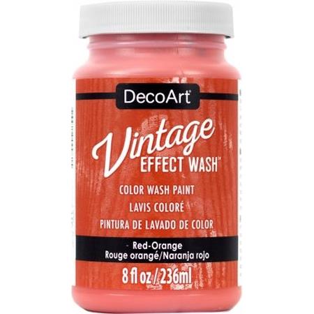 DecoArt Red Orange Vintage Effect Wash