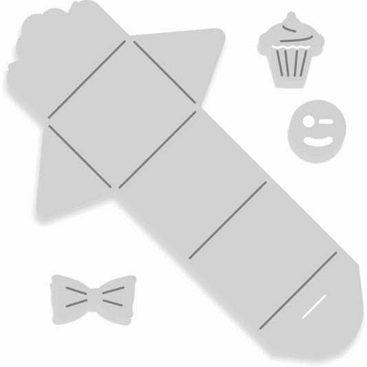 SCC Party Time Mini Notes Sweet Dixie Cutting Die