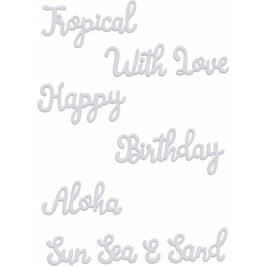 SD Tropical Sentiments Sweet Dixie Cutting Die