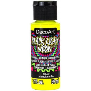 DecoArt Yellow Black Light Neon
