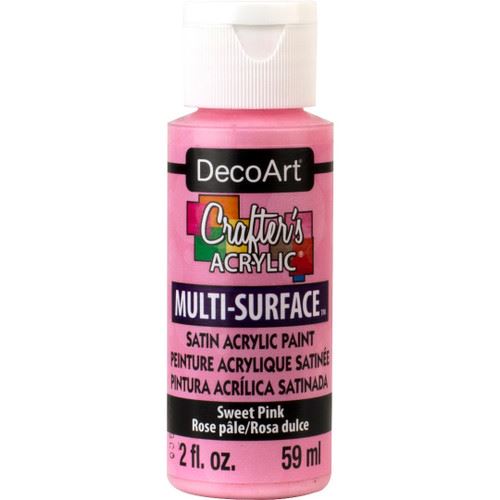 DecoArt Sweet Pink Crafters Multi-Surface 2oz