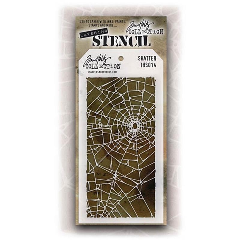 Tim Holtz - Shatter Layering Stencil