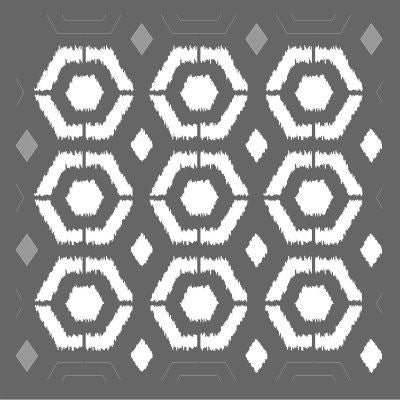 DecoArt Ikat Hexagon Stencil