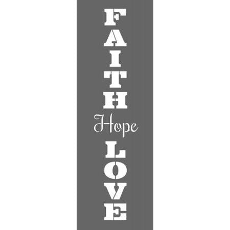 DecoArt Faith Stencil Pack of 2