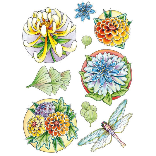 MRJ Clear Stamps Flowers