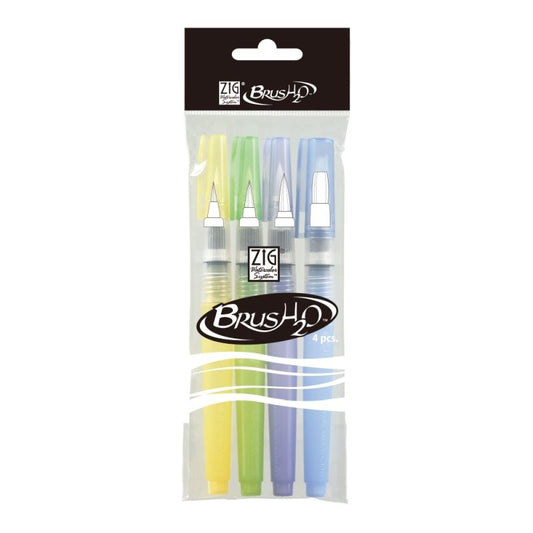 Zig Watercolour Brush2O x4 set4 Pcs Assorted Set