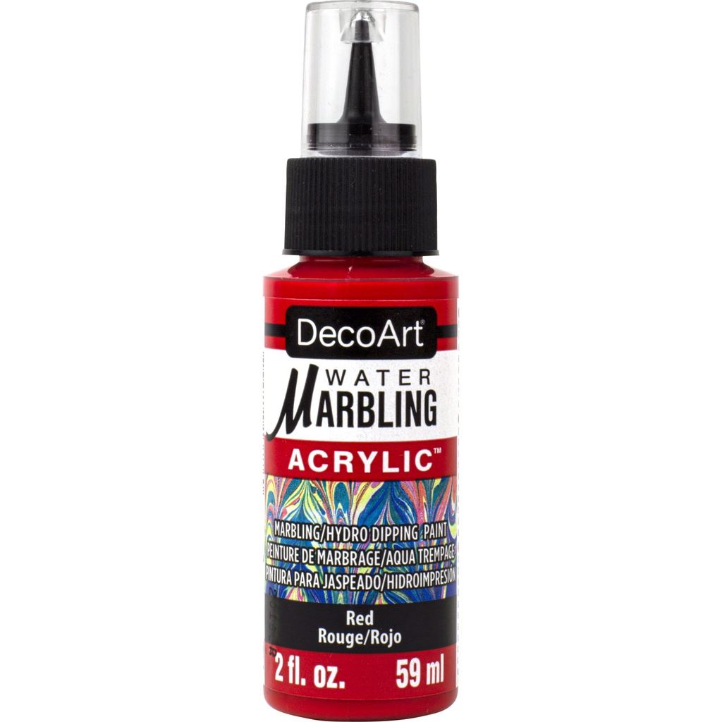 DecoArt Red 2oz Water Marbling Paint