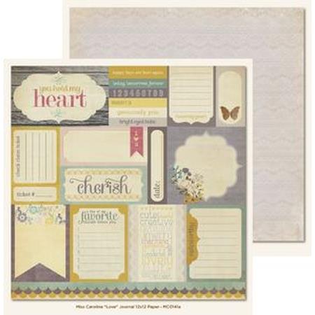Love Journal 12x12 Paper
