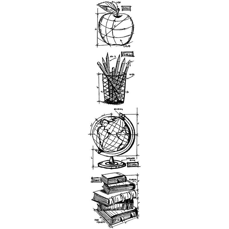 Tim Holtz - Schoolhouse Mini Blueprints