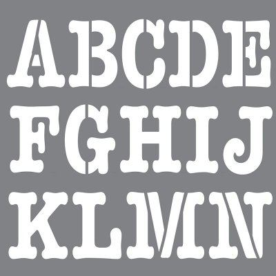 DecoArt Newsprint Stencil